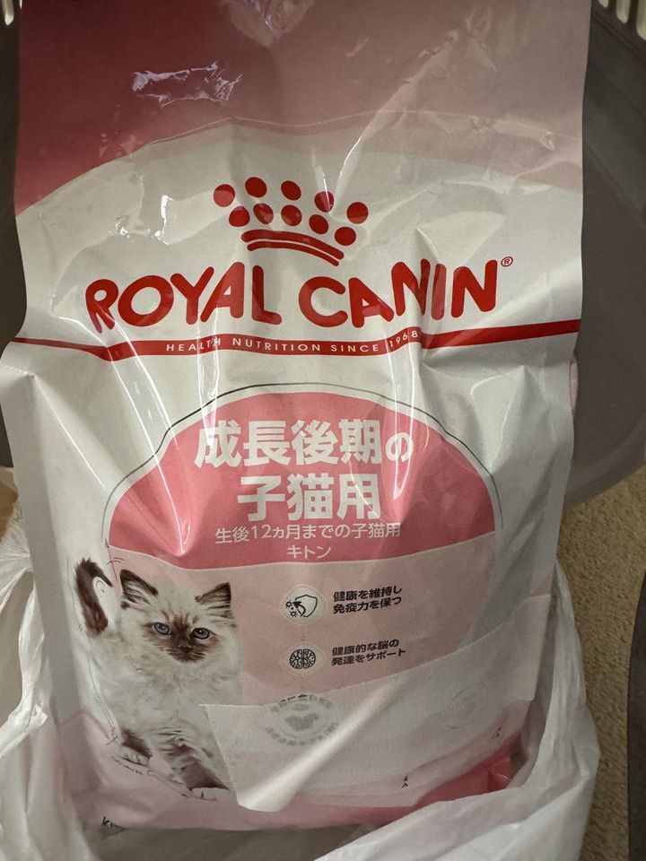 ロイヤルカナン 成長後期の子猫用（キトン）2kgのパッケージ